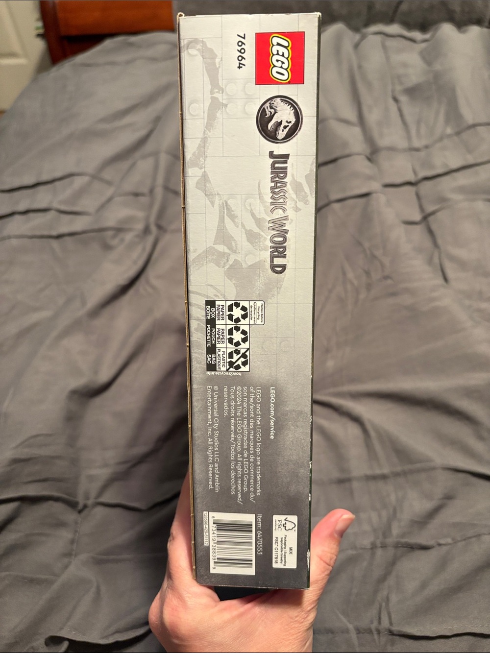 RETIRED Lego Jurassic World™ #76964 Dinosaur Fossils: T. rex Skull - NIB - Picture 5 of 6